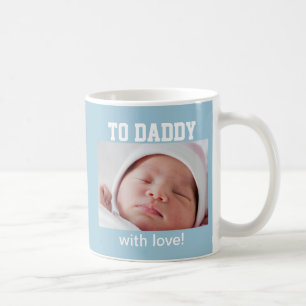 First Father's Day - Custom Photo/Year Coffee Mug
