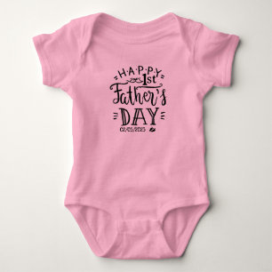 first fathers day gifts 1st cute new dad modern baby bodysuit