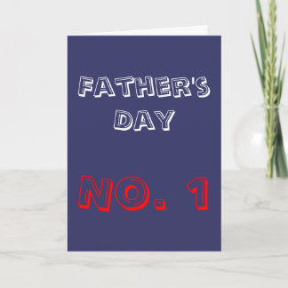 First Father's Day Greeting Card