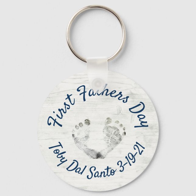 first fathers day key ring (Front)