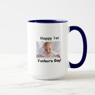 First Father's Day Mug with Custom Photo