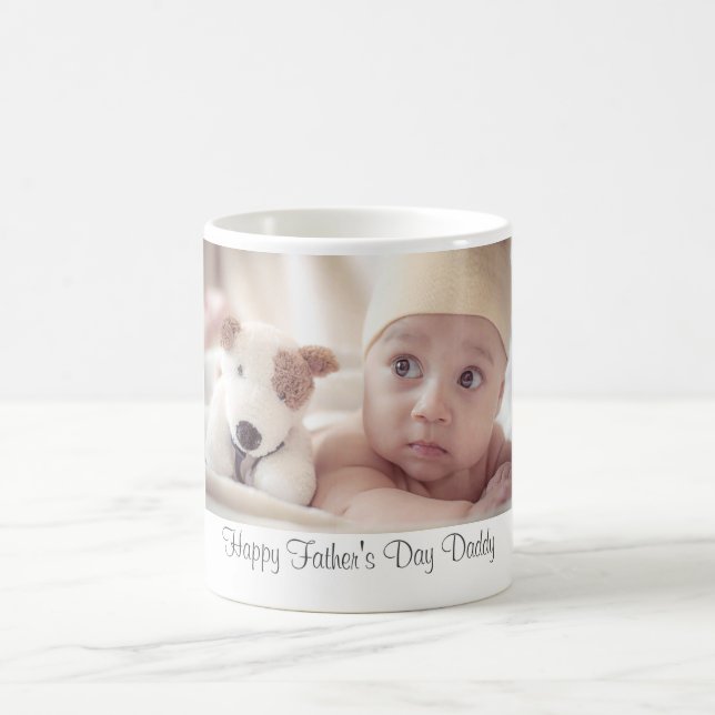 First Father's Day Photo  Coffee Mug (Center)