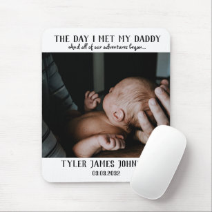 First Father's Day Photo Mouse Mat