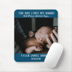 First Father's Day Photo Mouse Pad
