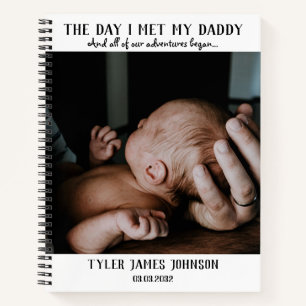 First Father's Day Photo Notebook