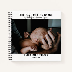 First Father's Day Photo Notebook