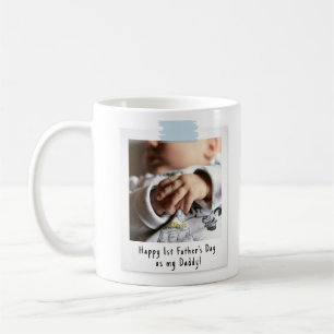 First Father's Day Snapshot Style Photo Keepsake Coffee Mug