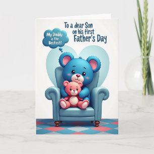 First Fathers Day Son Card