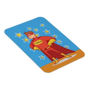 First Father's Day Superhero Magnet