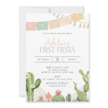 First Fiesta 1st Birthday Party Invitation