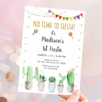 First Fiesta Cactus Birthday