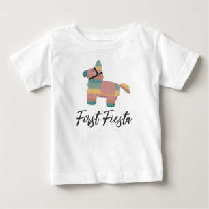 First Fiesta Kids Baby Birthday Party Shirt