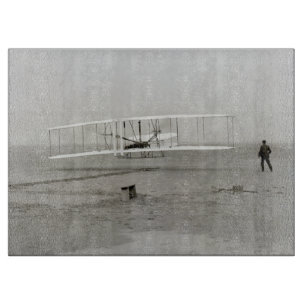 First flight Motorised Aeroplane, Wright Brothers Cutting Board