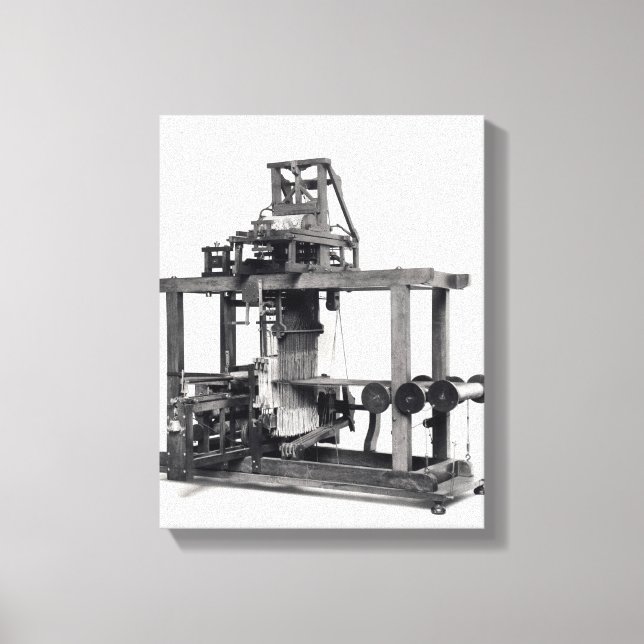 First fully automated loom canvas print (Front)
