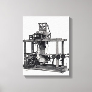 First fully automated loom canvas print