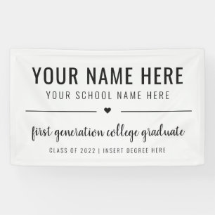 First Generation College Graduate Class of 2022 Ba Banner