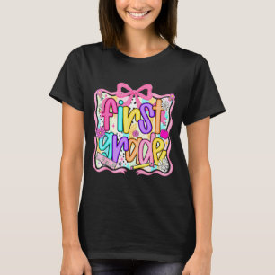 First grade 1st coquette first day of school 1st T-Shirt