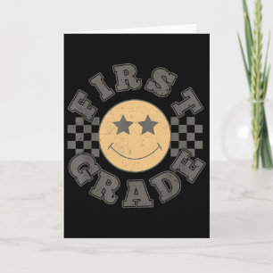 First Grade, 1st Grade First Day Of School Teacher Card