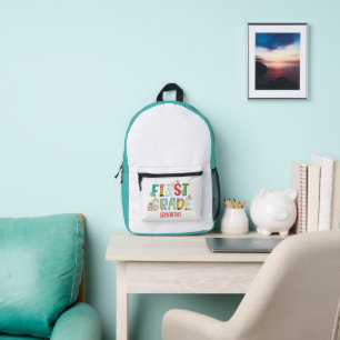First Grade Back to School Personalised Printed Backpack