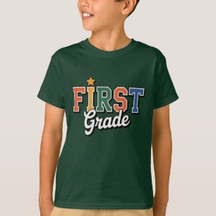 First Grade  – Colourful Back to School Design T-Shirt
