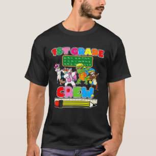 First Grade Dabbing Crew Sloth Unicorn Llama Rex S T-Shirt