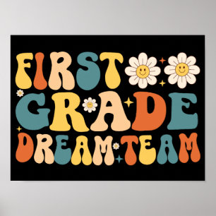 First Grade Dream Team Poster