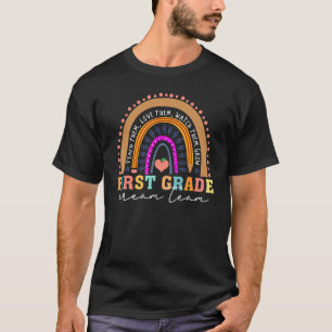 First Grade Dream Team Rainbow First Day Of School T-Shirt