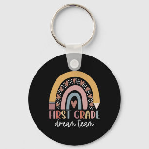 First Grade Dream Team Teacher Kids Back To School Key Ring