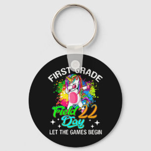 First Grade Field Day 2022 Let The Games Begin Kid Key Ring