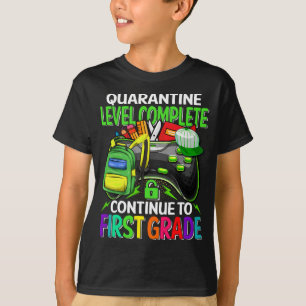 First Grade Game Back To School T-Shirt-Recovered T-Shirt