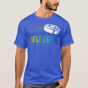 First Grade Ice Hockey First Day Of School T-Shirt