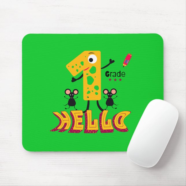 First grade mouse mat (With Mouse)