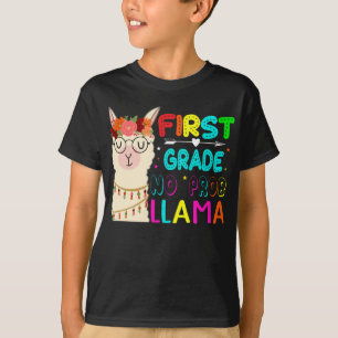 First Grade No Prob Llama Back To School 1st Grade T-Shirt