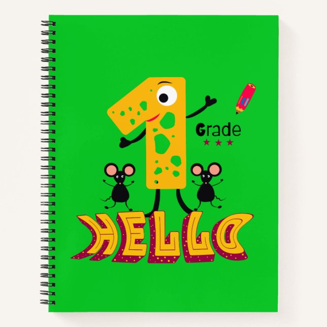 First grade notebook (Front)