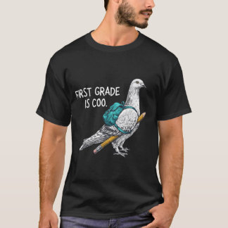 First Grade Pigeon Fun Back To School Kids T-Shirt