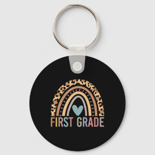 First Grade Rainbow Girls Boys Teacher Team 1st Gr Key Ring