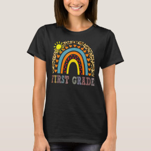 First Grade Rainbow Girls Boys Teacher Team 4th Gr T-Shirt