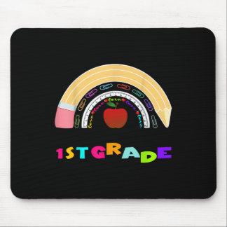 First Grade Rainbow Team 1st Grade First Day Back Mouse Mat