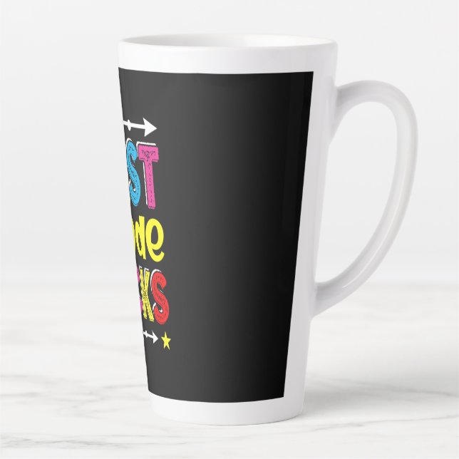 First Grade Rock Back To School Latte Mug (Right)