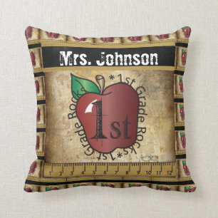 First Grade Rocks   Teacher Cushion