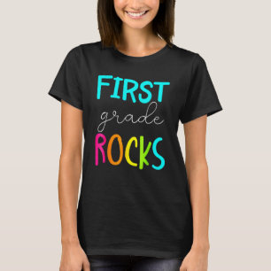 First Grade Rocks Team 1st Grade Teacher T-Shirt