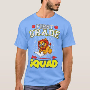 First Grade Squad Funny Elementary Primary School T-Shirt