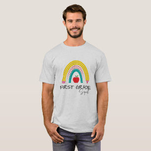 First GRADE Squad Rainbow teacher student kids B2S T-Shirt