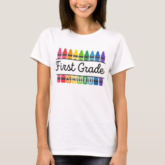 First Grade Squad Teacher T-Shirt