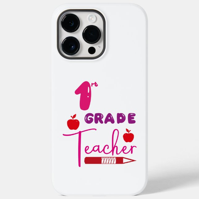 First Grade Teacher Case-Mate iPhone Case (Back)