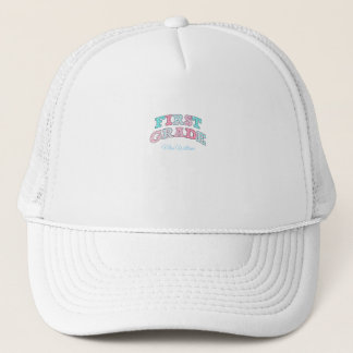 First Grade Teacher Mr Johnson Custom School Class Trucker Hat