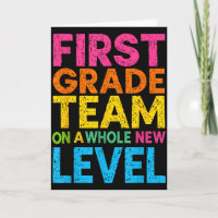 First Grade Team On A Whole New Level Teacher Back