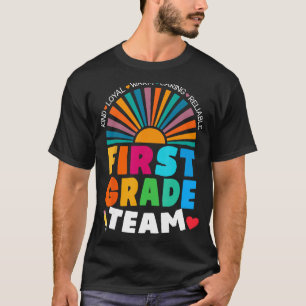 First Grade Team Teacher Back to School Student Fi T-Shirt