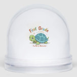 First Grade Turtle-y Awesome 1st Grade Back to Sch Snowglobe<br><div class="desc">First Grade Turtle-y Awesome 1st Grade Back to School T-Shirt</div>