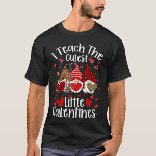 First Grade Valentines Day Gnome Teacher Valentine T-Shirt